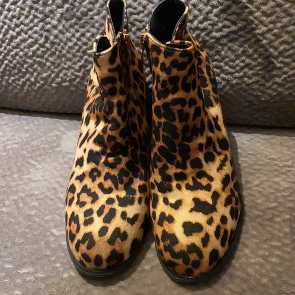 Leopard wedge boot - Picture 2 of 6